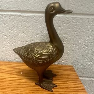 Vintage Brass Duck